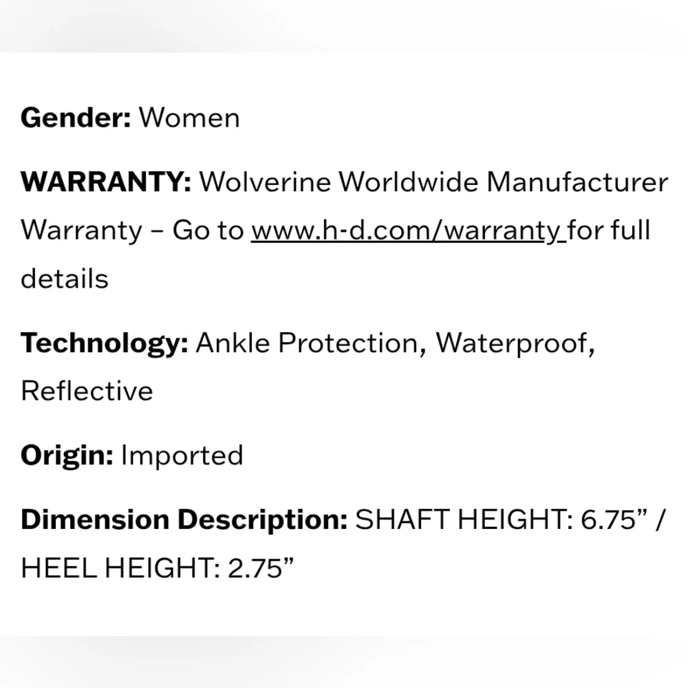 Harley-Davidson Women's Black Leather Boots - Picture 9 of 9